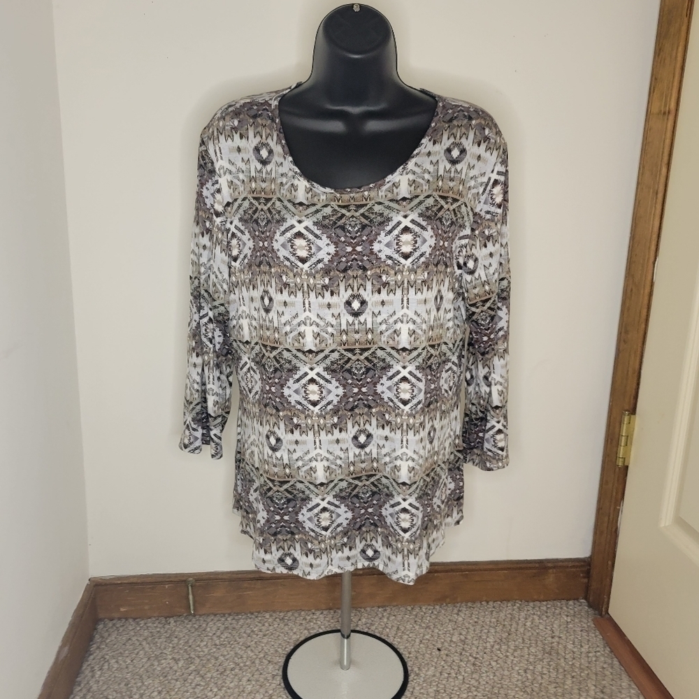 Orvis Women's Casual Long Sleeve T-shirt Rayon - Size (M) - NEVER WORN